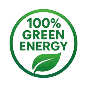 laendle-hosting green energy badge